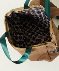 GG5JB31140 Jocomomola(ホコモモラ) 【2WAY】フラワー刺繍トートリュック ベージュ