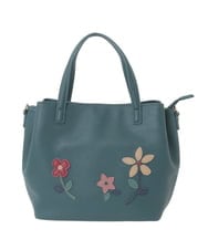 GG5LA31180 Jocomomola(ホコモモラ) 【2WAY】フラワーアップリケトートバッグ ベージュ