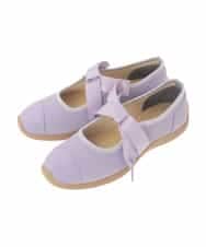 GG6CD30160 Jocomomola(ホコモモラ) リボンバレエスニーカー ラベンダー