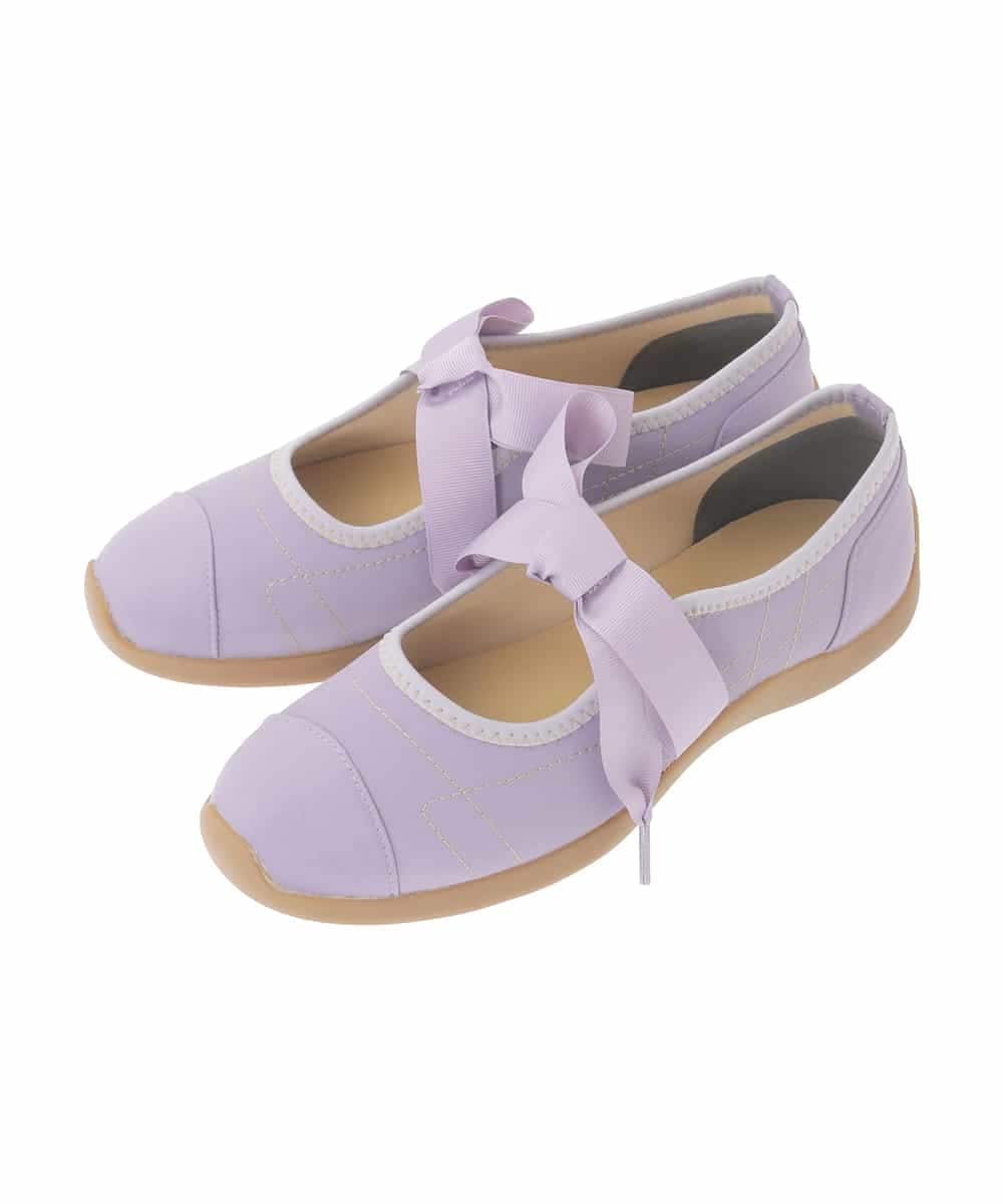 GG6CD30160 Jocomomola(ホコモモラ) リボンバレエスニーカー ラベンダー