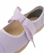 GG6CD30160 Jocomomola(ホコモモラ) リボンバレエスニーカー ラベンダー