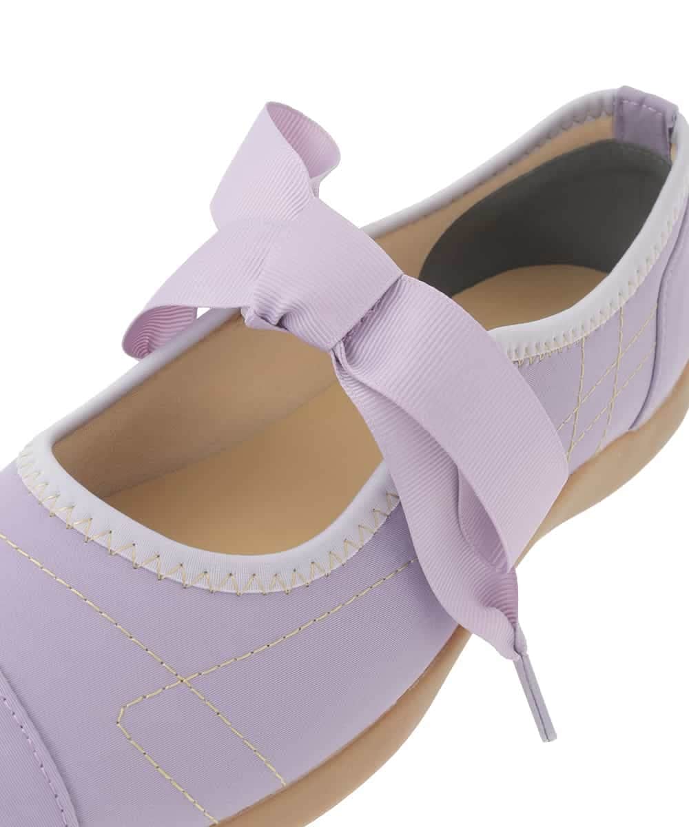 GG6CD30160 Jocomomola(ホコモモラ) リボンバレエスニーカー ラベンダー