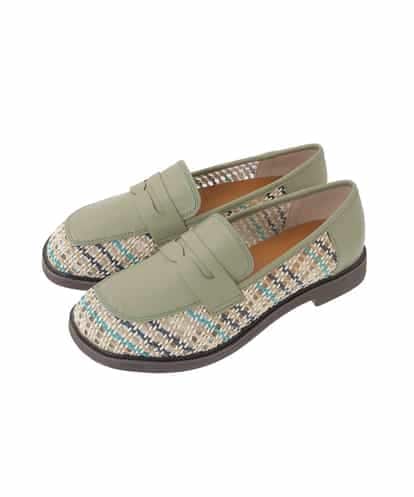 GG6DE30180 Jocomomola マルチカラーメッシュローファー