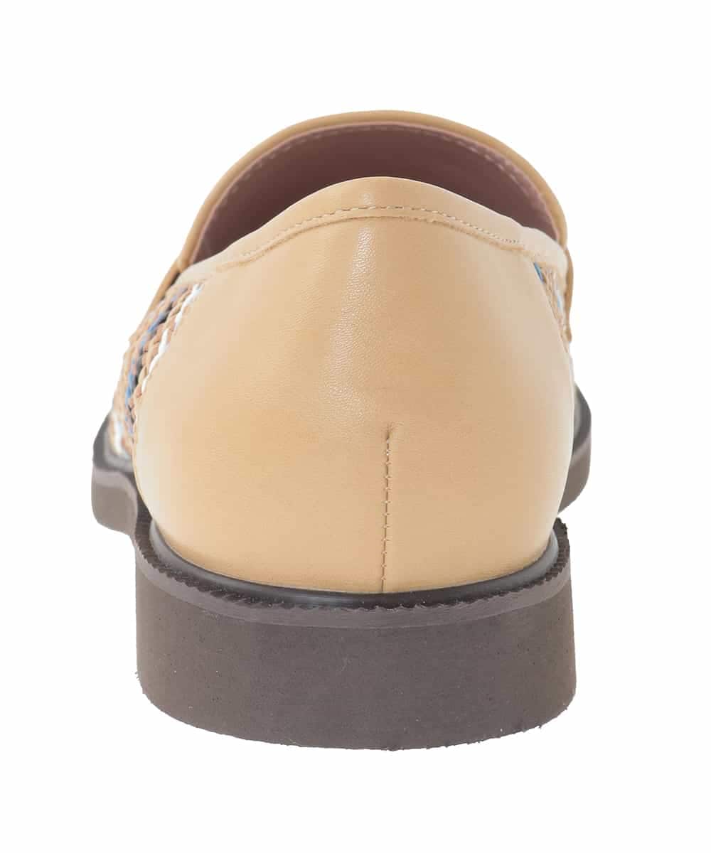 GG6DE30180 Jocomomola(ホコモモラ) マルチカラーメッシュローファー グリーン