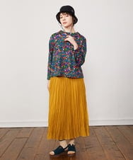 GG7DB30080 Jocomomola(ホコモモラ) 【2WAY】フラワー刺繍リバーシブルバケットハット ブラック×ブルー