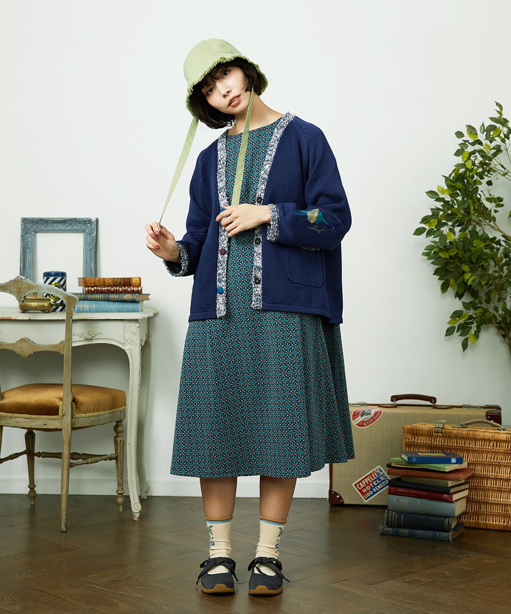 GG7DD30080 Jocomomola(ホコモモラ) チューリップバケットハット グリーン