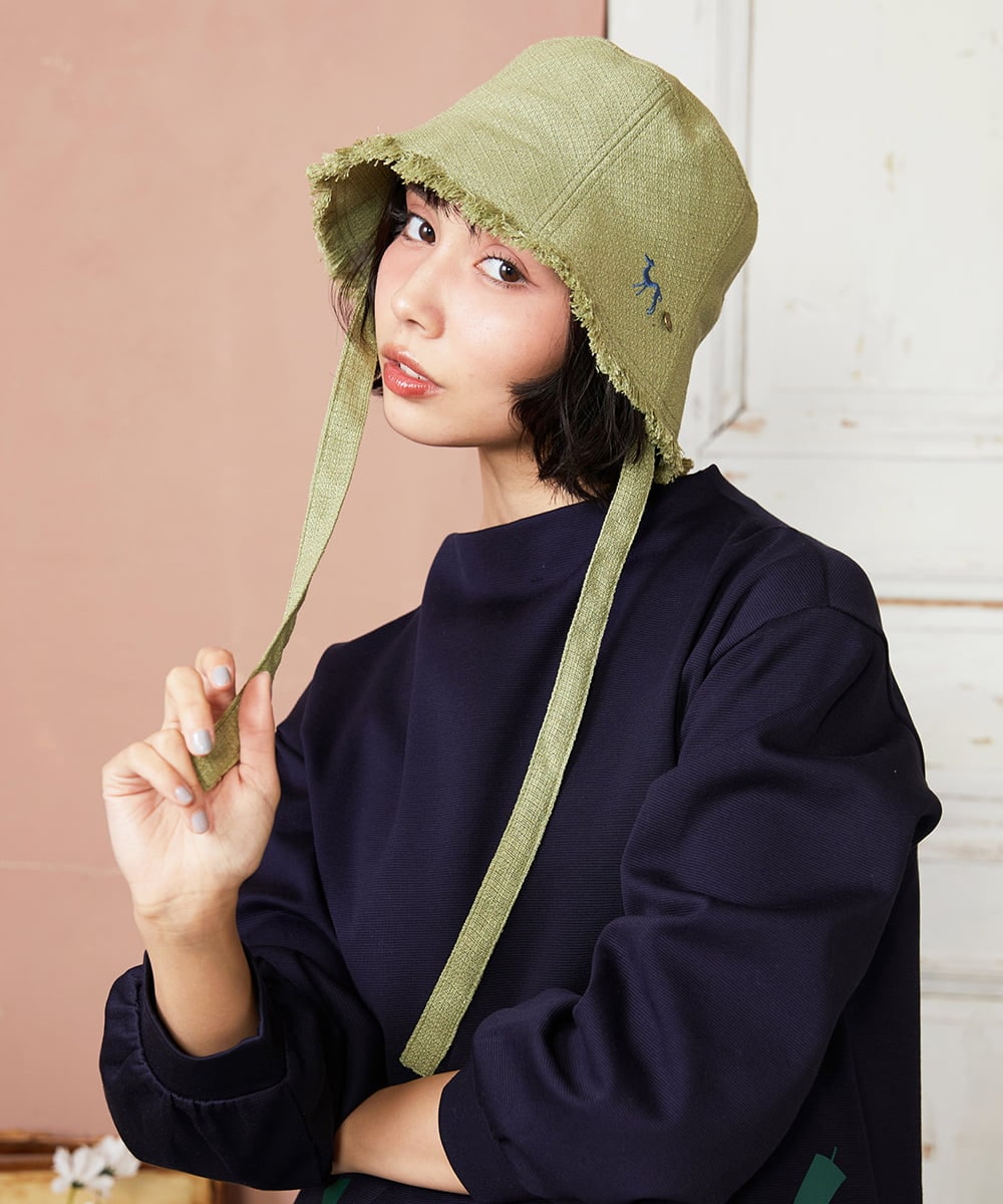 GG7DD30080 Jocomomola(ホコモモラ) チューリップバケットハット グリーン