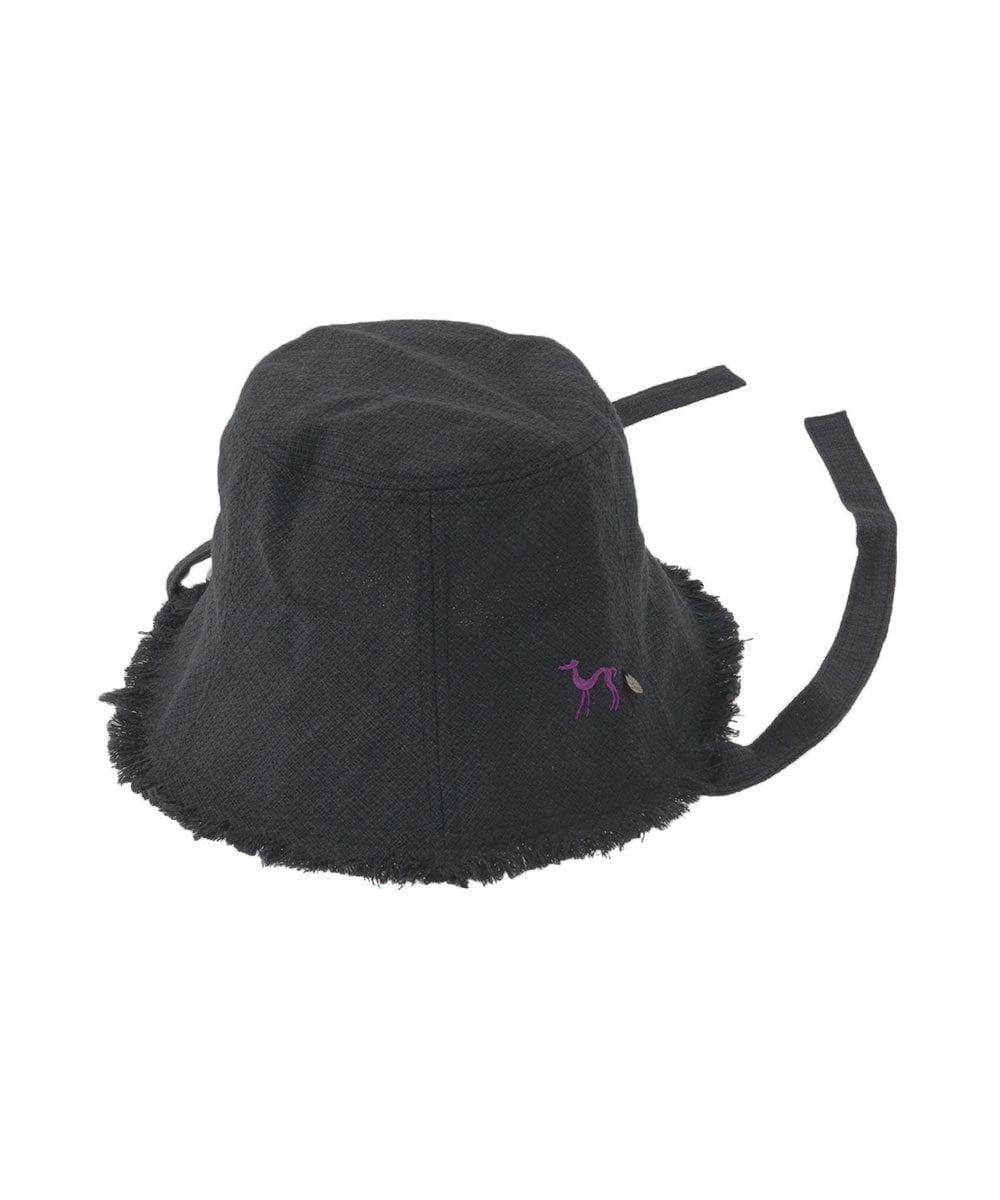 GG7DD30080 Jocomomola(ホコモモラ) チューリップバケットハット ブラック