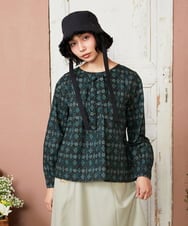 GG7DD30080 Jocomomola(ホコモモラ) チューリップバケットハット ブラック