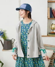 GG7DE31080 Jocomomola(ホコモモラ) パッチレース切り替えデザインキャップ ブルー