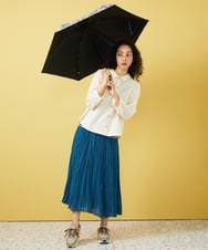 GG8FA31100 Jocomomola(ホコモモラ) 【晴雨兼用・UVカット】フラワープリント折り畳み傘 イエロー