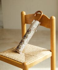 GG8FA32110 Jocomomola(ホコモモラ) 【晴雨兼用・UVカット】フラワー刺繍折り畳み傘 ベージュ