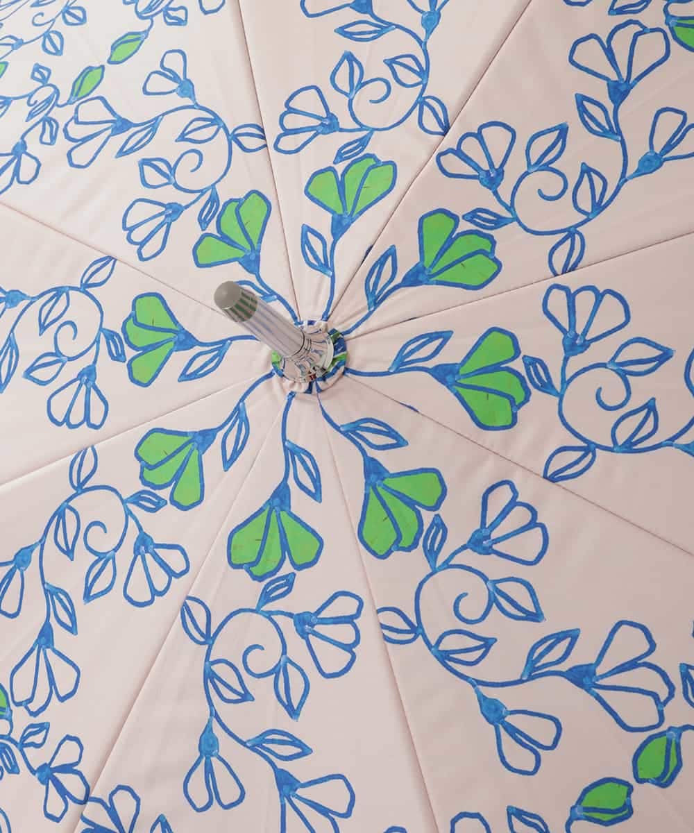 GG8FD30100 Jocomomola(ホコモモラ) 【晴雨兼用】フラワープリントデザイン長傘 ピンク