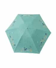 GG8FD31120 Jocomomola(ホコモモラ) 【日傘】フラワー刺繍ドットプリントデザイン折り畳み日傘 グリーン