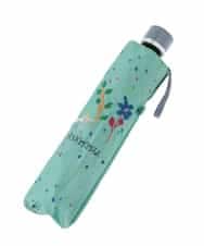 GG8FD31120 Jocomomola(ホコモモラ) 【日傘】フラワー刺繍ドットプリントデザイン折り畳み日傘 グリーン