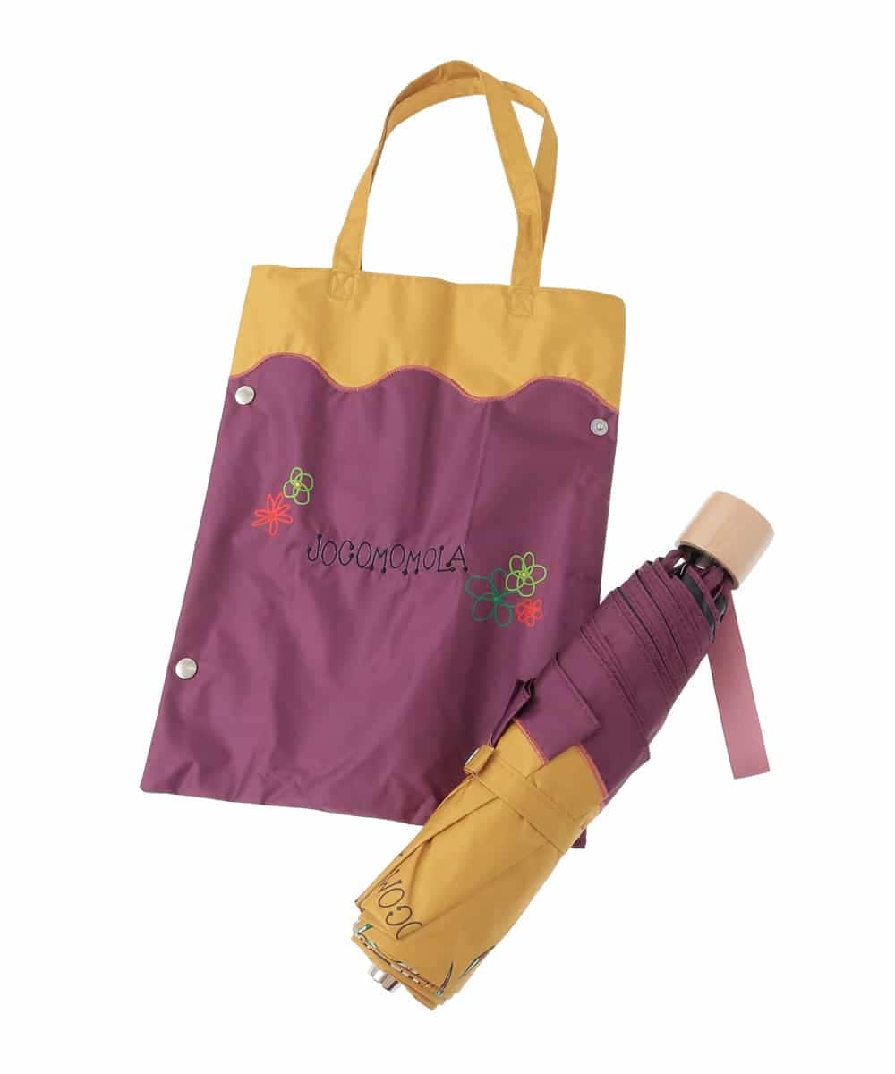 GG8FD32110 Jocomomola(ホコモモラ) 【晴雨兼用】アニマルモチーフデザイン折り畳み傘 イエロー