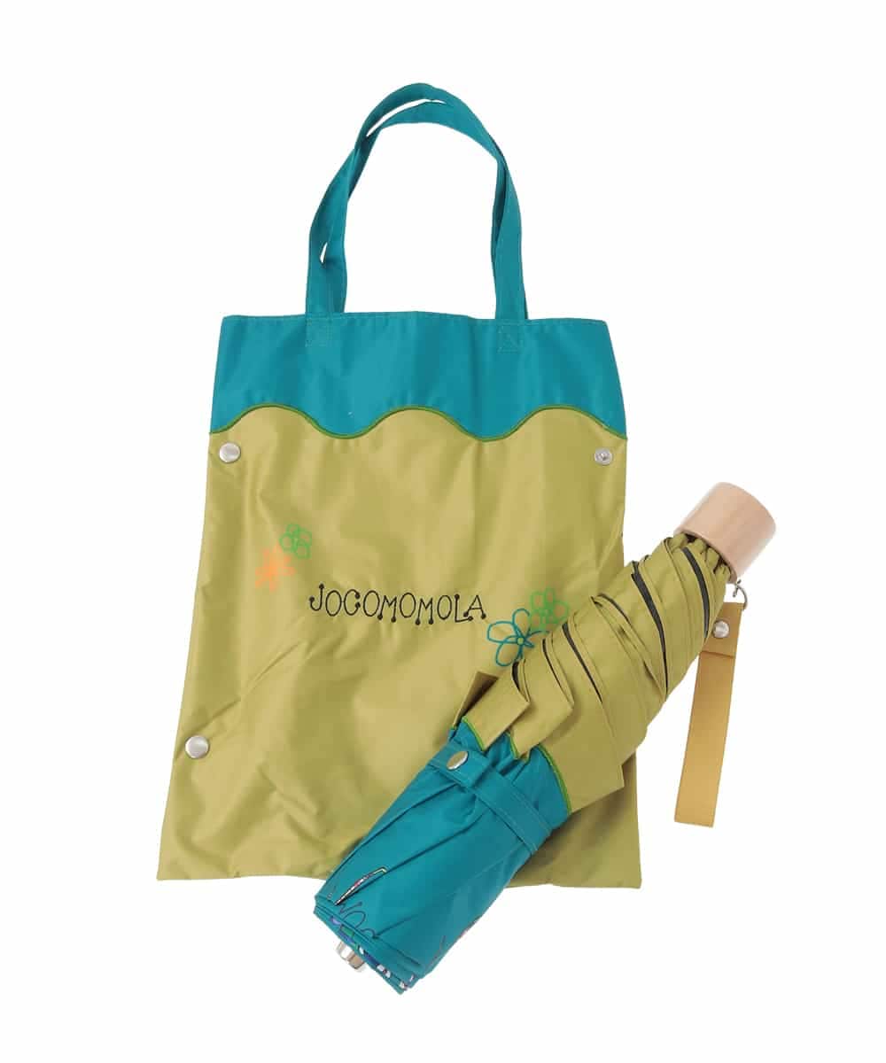 GG8FD32110 Jocomomola(ホコモモラ) 【晴雨兼用】アニマルモチーフデザイン折り畳み傘 イエロー