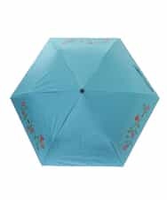 GG8FM03080 Jocomomola(ホコモモラ) 【晴雨兼用】鳥とテントウムシ 折りたたみ傘 ブルー