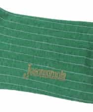 GG9DD31035 Jocomomola(ホコモモラ) 配色フラワージャカードソックス グリーン