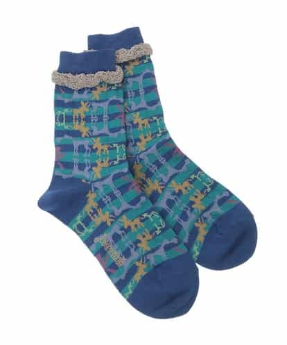 GG9DE32035 Jocomomola アニマルモチーフデザインソックス