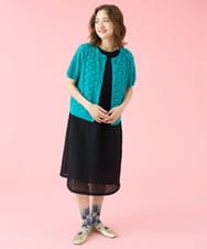 GG9HV30030 Jocomomola(ホコモモラ) マルチカラー ブロックチェックソックス ライトブルー
