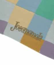 GG9HV30030 Jocomomola(ホコモモラ) マルチカラー ブロックチェックソックス ライトブルー
