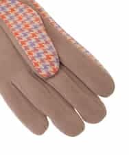 GGTAD30090 Jocomomola(ホコモモラ) フラワーエンブロイダリーグローブ ベージュ