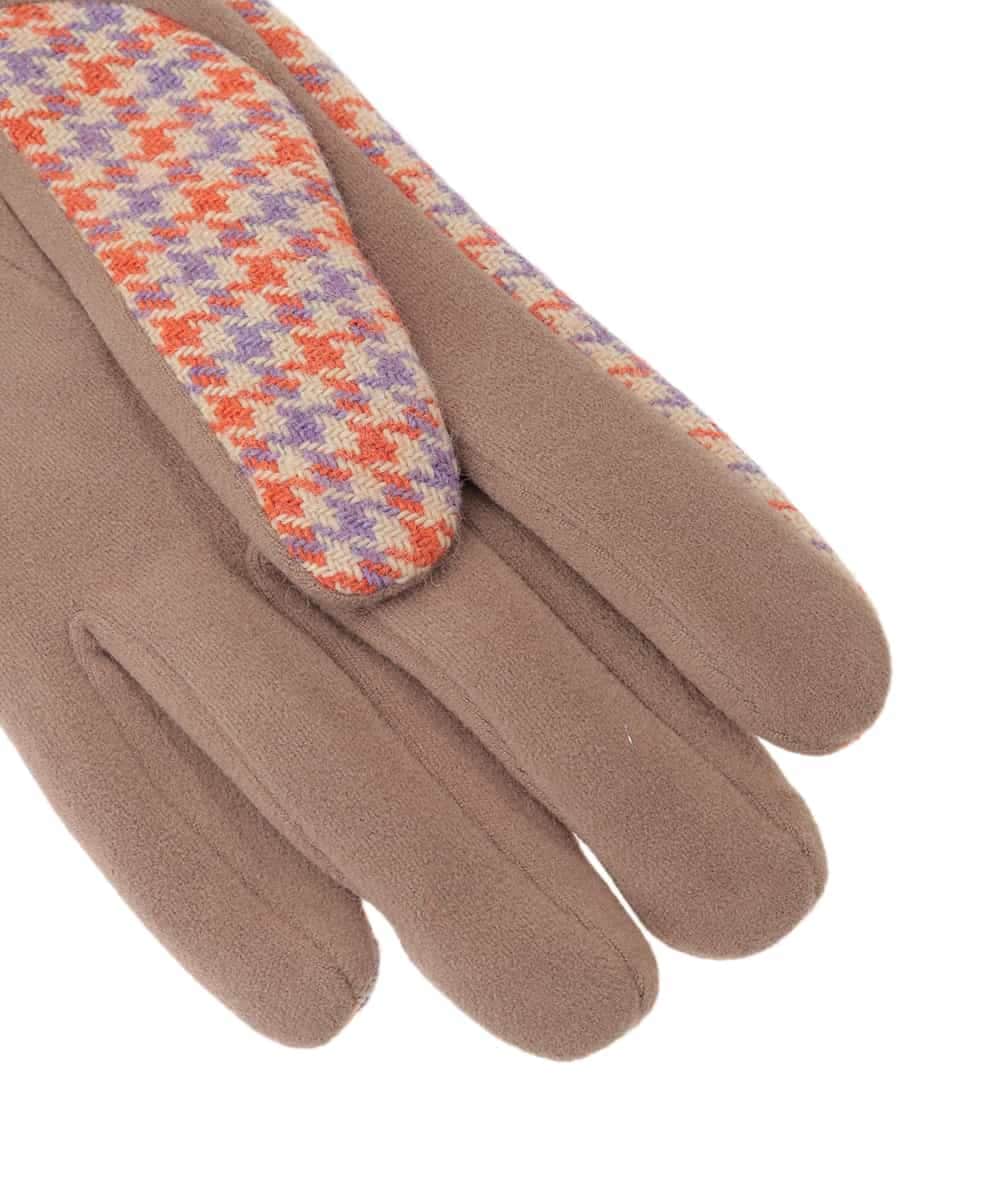 GGTAD30090 Jocomomola(ホコモモラ) フラワーエンブロイダリーグローブ ベージュ