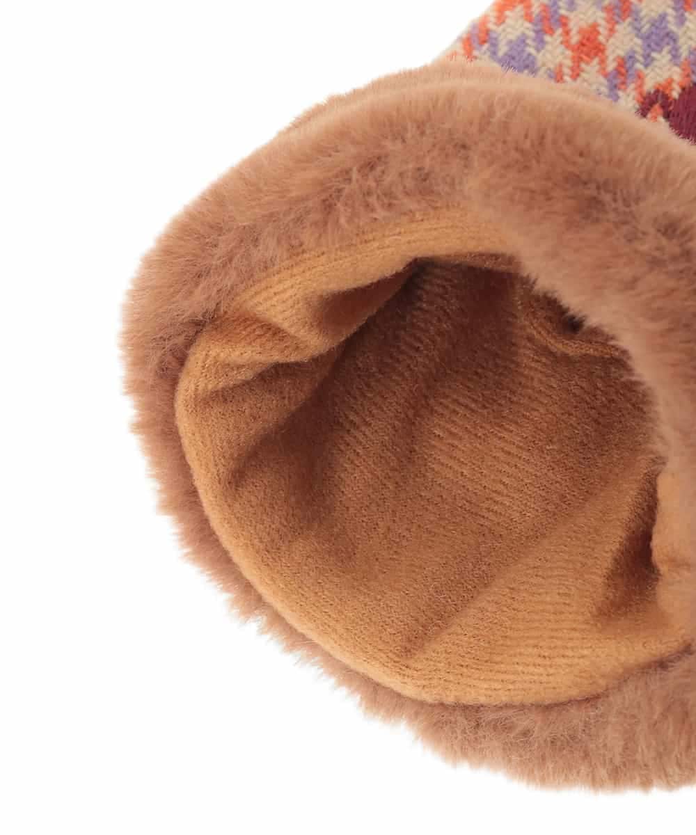 GGTAD30090 Jocomomola(ホコモモラ) フラワーエンブロイダリーグローブ ベージュ