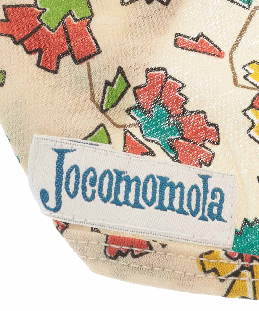 GGYLJ80075 Jocomomola(ホコモモラ) 【返品不可】ボタニカルプリントドッグウェア&マスク アイボリー