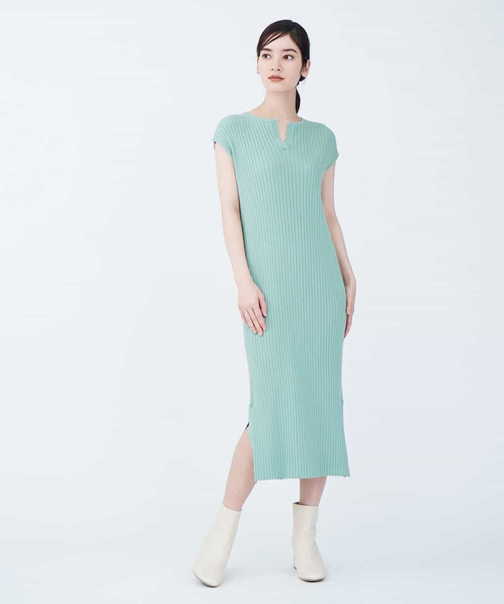 Sybilla シビラ オーガニックコットンリブニットワンピース イトキンオンラインストア Sybilla シビラ オーガニックコットンリブニットワンピース イトキンオンラインストア