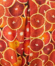 GHEGR06500 Sybilla(シビラ) オレンジプリントワンピース オレンジ
