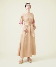GHEGU01530 Sybilla(シビラ) 【PLAYA】リネンレーヨン2WAYドレス ベージュ