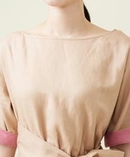 GHEGU01530 Sybilla(シビラ) 【PLAYA】リネンレーヨン2WAYドレス ベージュ