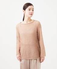 GHFGB01270 Sybilla(シビラ) 【PLAYA】メッシュネットプルオーバー ダスティピンク