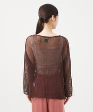 GHFGB01270 Sybilla(シビラ) 【PLAYA】メッシュネットプルオーバー ブラウン