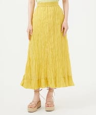 GHHHE43300 Sybilla(シビラ) 【PLAYA】クリンクルスカート イエロー