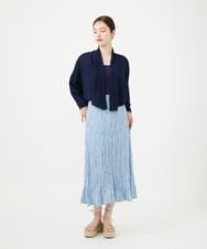 GHHHE43300 Sybilla(シビラ) 【PLAYA】クリンクルスカート ライトブルー