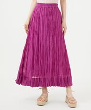 GHHHE43300 Sybilla(シビラ) 【PLAYA】クリンクルスカート パープル