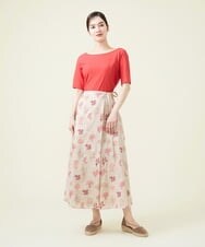 GHKGU13150 Sybilla(シビラ) ラウンドネックカットソー レッド