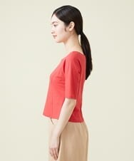 GHKGU13150 Sybilla(シビラ) ラウンドネックカットソー レッド