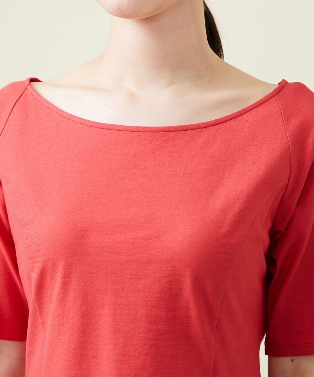 GHKGU13150 Sybilla(シビラ) ラウンドネックカットソー レッド