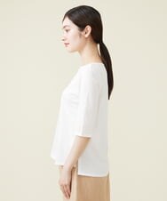 GHKHT14170 Sybilla(シビラ) 【オーガニックコットン】ロゴプリントカットソー アイボリー