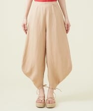 GHLGU01330 Sybilla(シビラ) リネンレーヨンフォルムパンツ ベージュ