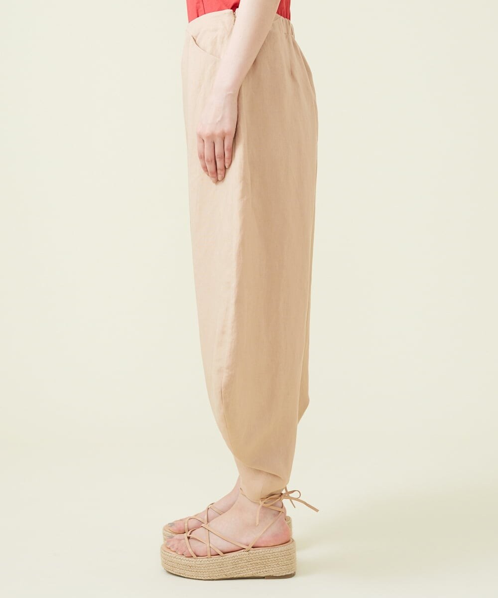 GHLGU01330 Sybilla(シビラ) リネンレーヨンフォルムパンツ ベージュ