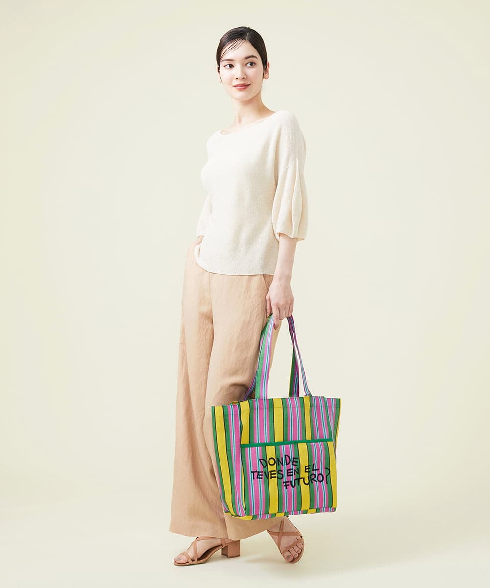 GHLGU02300 Sybilla(シビラ) リネンレーヨンワイドパンツ ベージュ