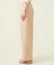 GHLGU02300 Sybilla(シビラ) リネンレーヨンワイドパンツ ベージュ