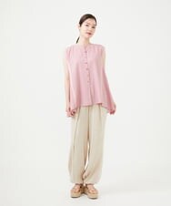 GHLHF20300 Sybilla(シビラ) 【PLAYA】リネンレーヨンバルーンパンツ ベージュ