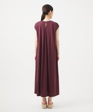 GHPGB03450 Sybilla(シビラ) 【PLAYA】フレンチスリーブジャージードレス バーガンディー