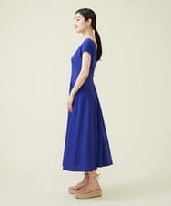 GHPGT81560 Sybilla(シビラ) 【SYBILLA DRESS】ウエストステッチジャージードレス ブルー